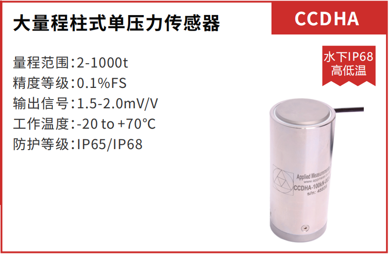 大量程柱式单压力-传感器-CCDHA